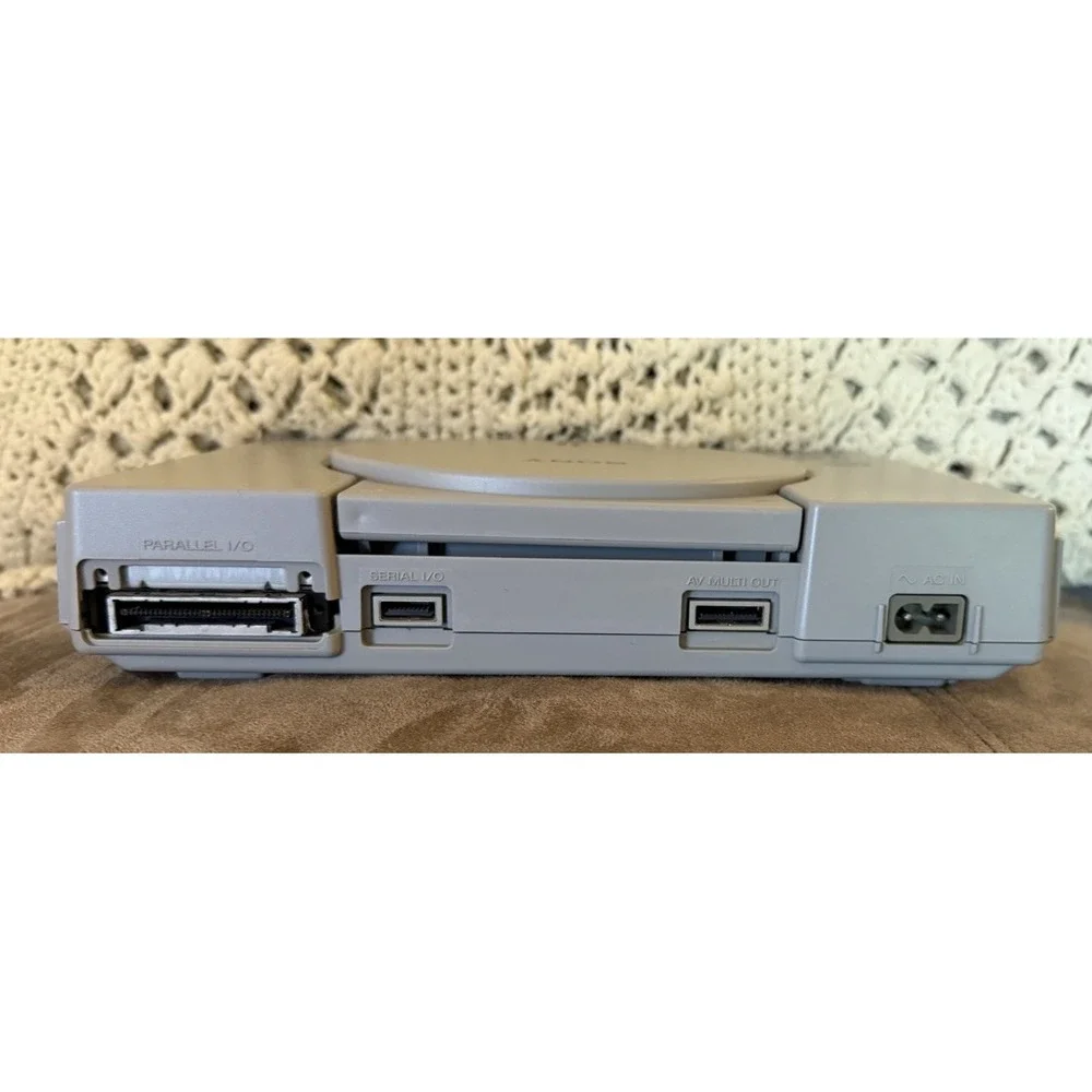 Sony PlayStation 1 Console - Gray, SCPH-7001, With Power Cord And AV Cord